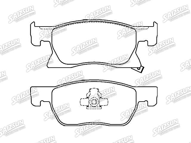 Bremsbelagsatz, Scheibenbremse Brake Pad Set:13478300