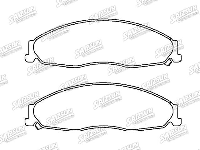 Bremsbelagsatz, Scheibenbremse Brake Pad Set:88967250