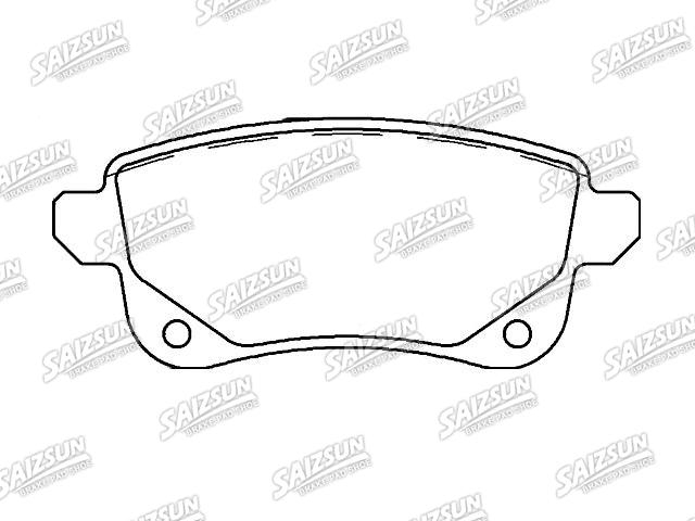 Bremsbelagsatz, Scheibenbremse Brake Pad Set:44 06 080 61R