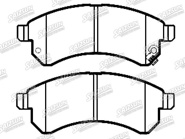 Bremsbelagsatz, Scheibenbremse Brake Pad Set:2871-4299-0175