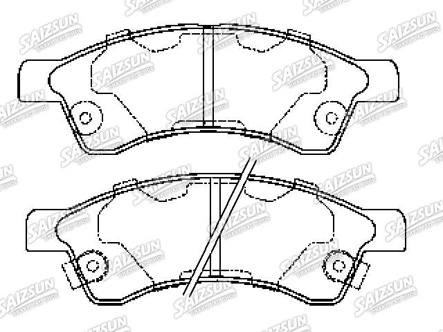 Bremsbelagsatz, Scheibenbremse Brake Pad Set:2779-4210-0125