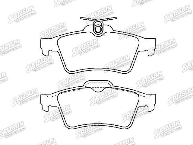 Bremsbelagsatz, Scheibenbremse Brake Pad Set:4254.A8