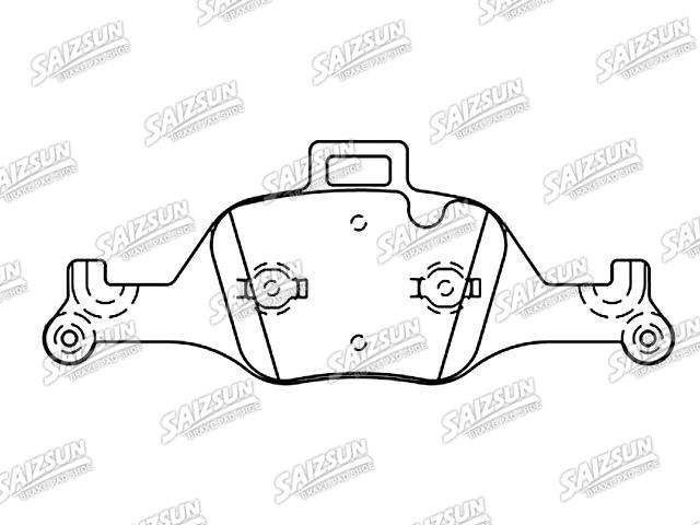 Bremsbelagsatz, Scheibenbremse Brake Pad Set:31 11 6 883 470