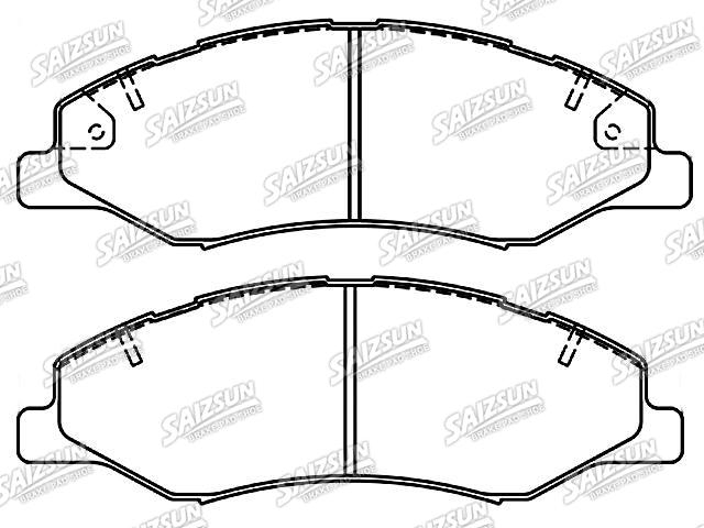 Bremsbelagsatz, Scheibenbremse Brake Pad Set:45022-THR-A01