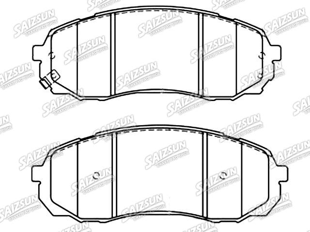 Bremsbelagsatz, Scheibenbremse Brake Pad Set:3501110XKV08B