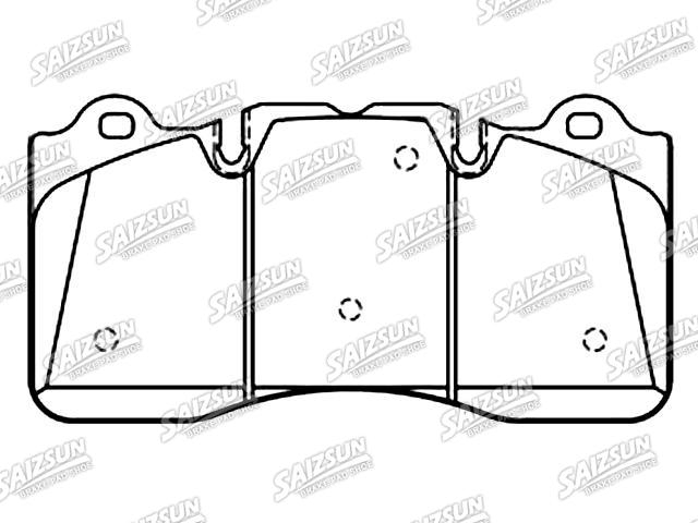 Bremsbelagsatz, Scheibenbremse Brake Pad Set:68309171AA