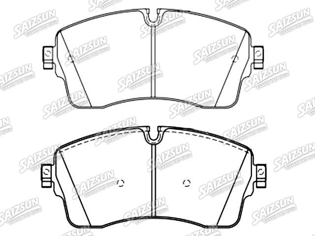 Bremsbelagsatz, Scheibenbremse Brake Pad Set:JDE39759