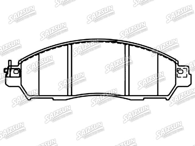 Bremsbelagsatz, Scheibenbremse Brake Pad Set:D1060-5TA0A