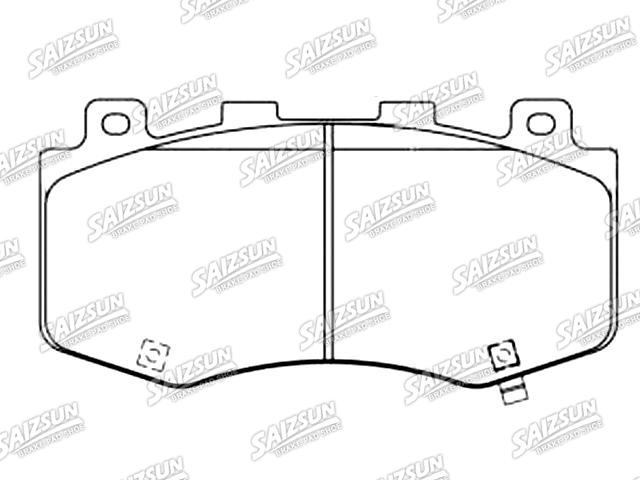 Bremsbelagsatz, Scheibenbremse Brake Pad Set:68399095AB