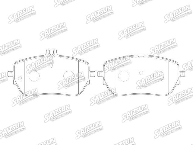 Bremsbelagsatz, Scheibenbremse Brake Pad Set:A 000 420 69 02