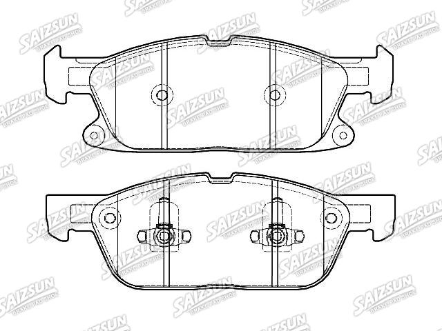 Bremsbelagsatz, Scheibenbremse Brake Pad Set:F2GC2001BC