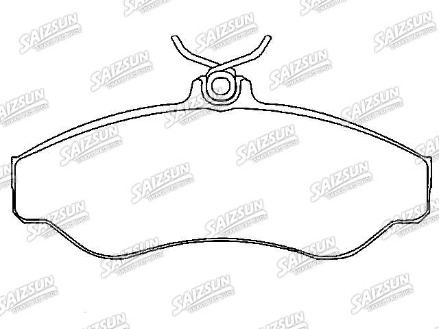 Bremsbelagsatz, Scheibenbremse Brake Pad Set:93236571