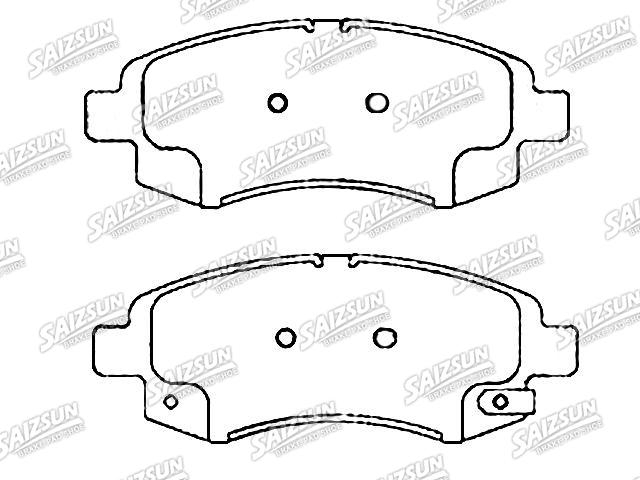 Bremsbelagsatz, Scheibenbremse Brake Pad Set:23905226