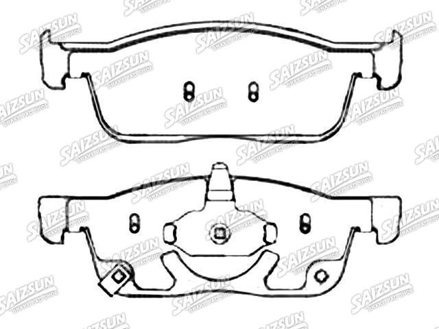 Bremsbelagsatz, Scheibenbremse Brake Pad Set:26675275
