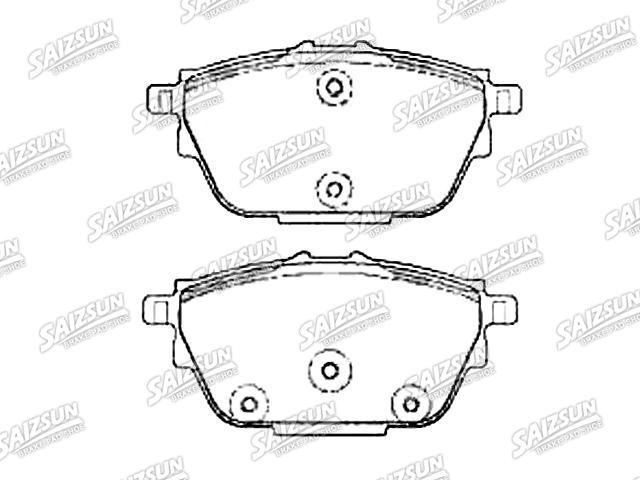 Bremsbelagsatz, Scheibenbremse Brake Pad Set:YL00258980