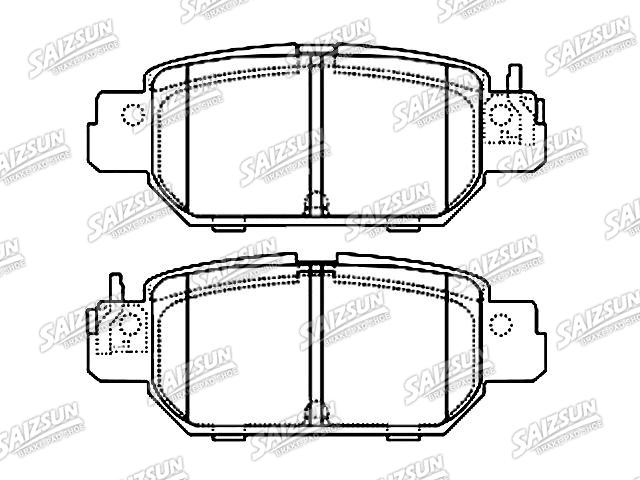Bremsbelagsatz, Scheibenbremse Brake Pad Set:D4060-5RF0B