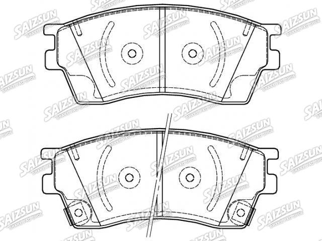 Bremsbelagsatz, Scheibenbremse Brake Pad Set:85C A03 328 Z