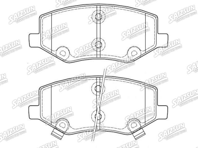 Bremsbelagsatz, Scheibenbremse Brake Pad Set:3500310U2230F01