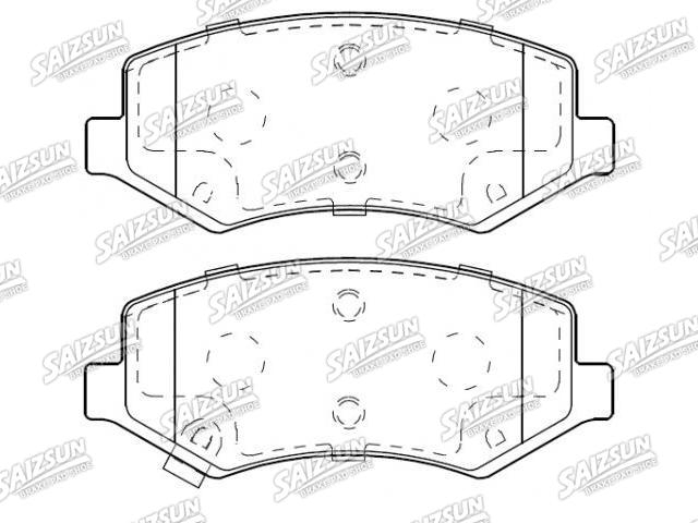 Bremsbelagsatz, Scheibenbremse Brake Pad Set:1075741900