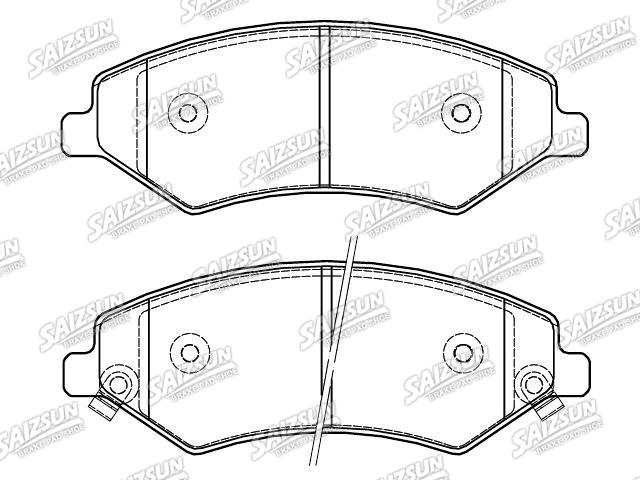 Bremsbelagsatz, Scheibenbremse Brake Pad Set:T21-3501080