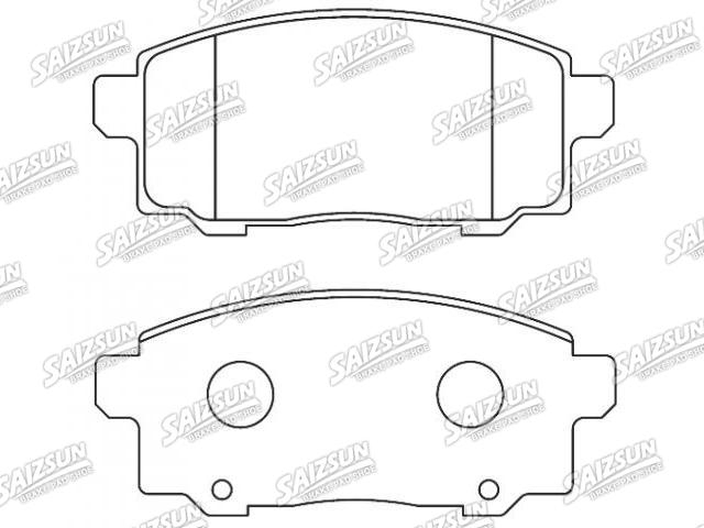 Bremsbelagsatz, Scheibenbremse Brake Pad Set:55200-62L00-000