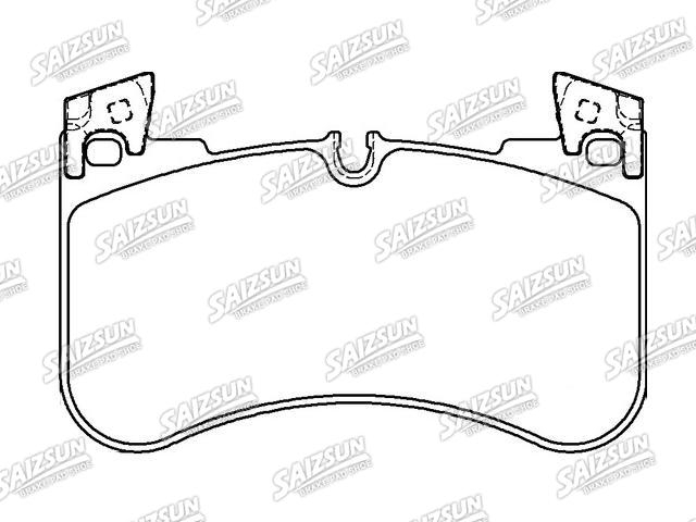 Bremsbelagsatz, Scheibenbremse Brake Pad Set:LR110084