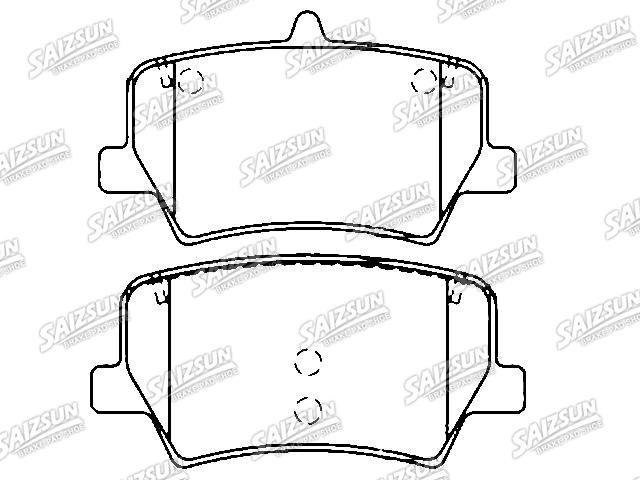 Bremsbelagsatz, Scheibenbremse Brake Pad Set:31687033