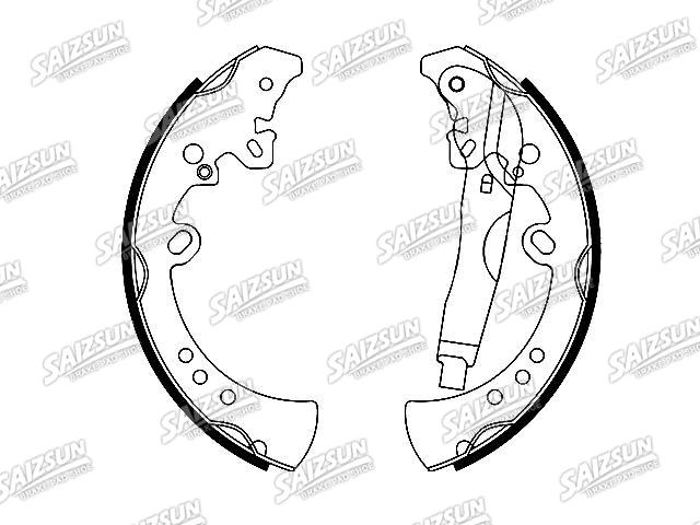 Bremsbackensatz Brake Shoe Set:287042300134