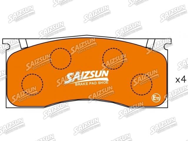 Bremsbelagsatz, Scheibenbremse Brake Pad Set:C5ZZ-2001-B