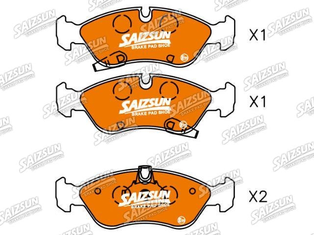 Bremsbelagsatz, Scheibenbremse Brake Pad Set:93307673