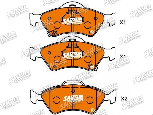 Bremsbelagsatz, Scheibenbremse Brake Pad Set:45014-SAD-M02