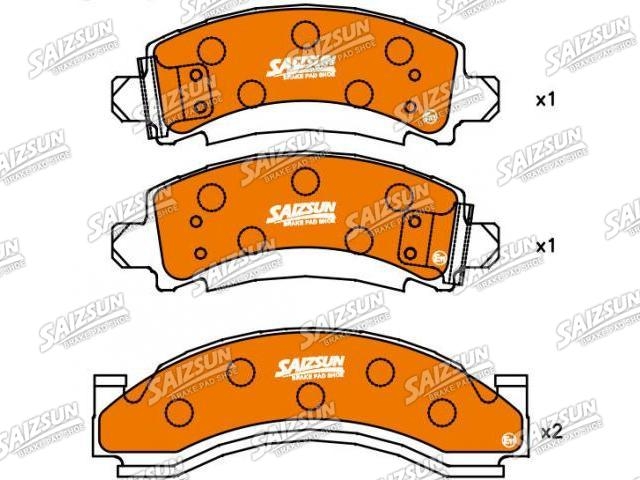 Bremsbelagsatz, Scheibenbremse Brake Pad Set:15649295