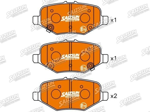 Bremsbelagsatz, Scheibenbremse Brake Pad Set:DG1Z-2200-C