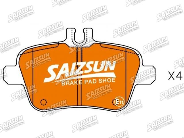Bremsbelagsatz, Scheibenbremse Brake Pad Set:006 420 23 20