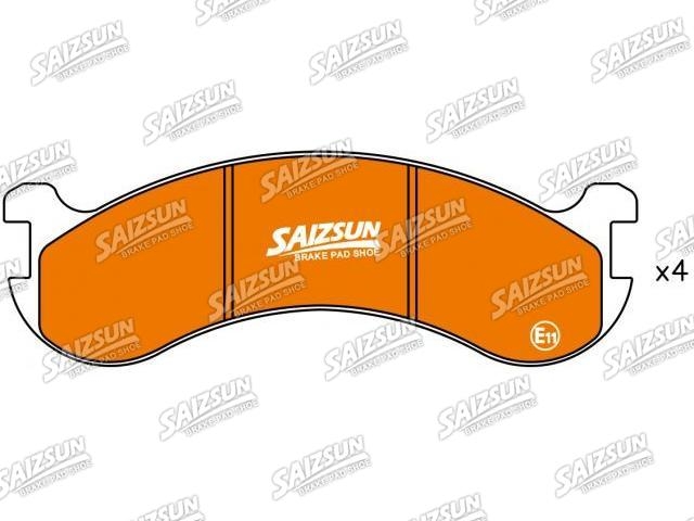 Bremsbelagsatz, Scheibenbremse Brake Pad Set:D168-7095