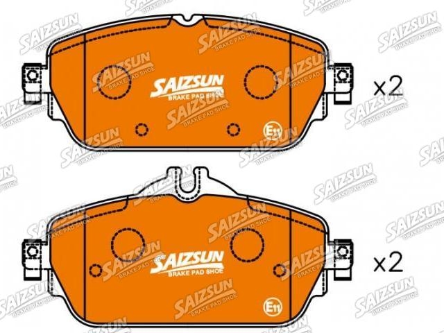 Bremsbelagsatz, Scheibenbremse Brake Pad Set:000 420 87 00