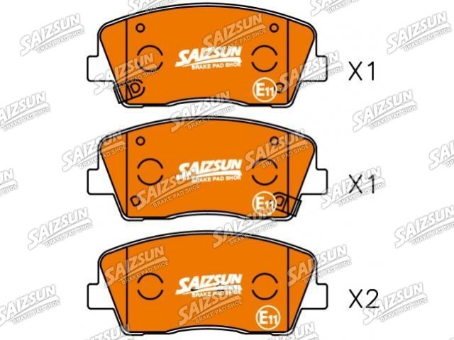Bremsbelagsatz, Scheibenbremse Brake Pad Set:58302-2WA30