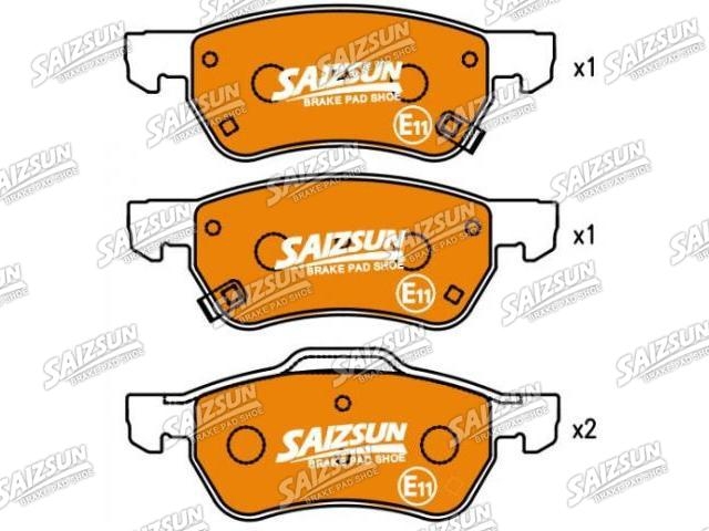 Bremsbelagsatz, Scheibenbremse Brake Pad Set:10088104