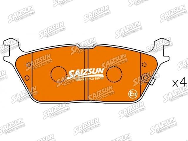 Bremsbelagsatz, Scheibenbremse Brake Pad Set:04465-43020