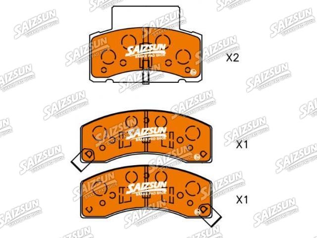 Bremsbelagsatz, Scheibenbremse Brake Pad Set:4746352