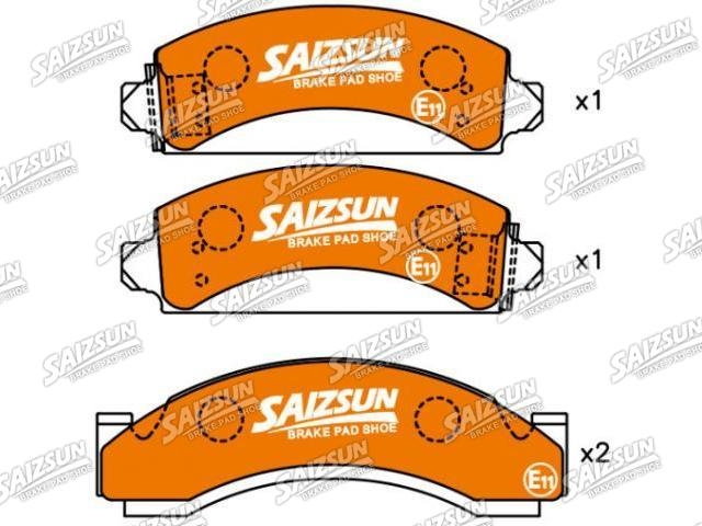 Bremsbelagsatz, Scheibenbremse Brake Pad Set:D543-7081
