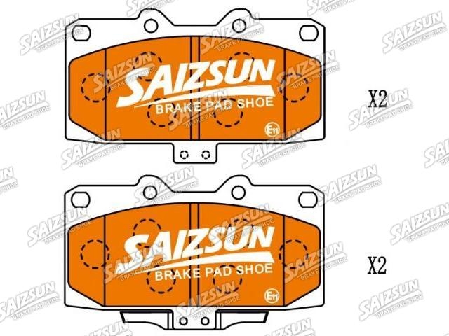 Bremsbelagsatz, Scheibenbremse Brake Pad Set:41060-74F90