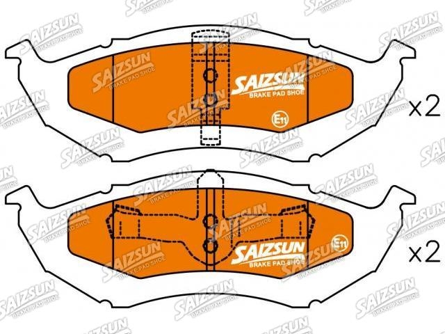 Bremsbelagsatz, Scheibenbremse Brake Pad Set:D895-7598