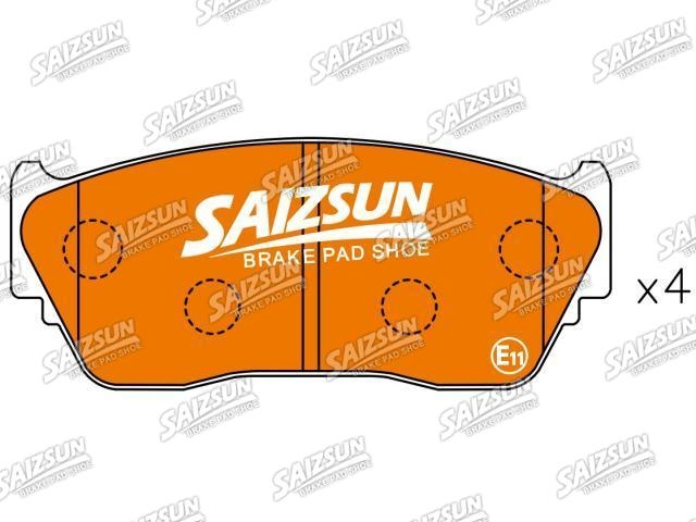 Bremsbelagsatz, Scheibenbremse Brake Pad Set:41060-62C90