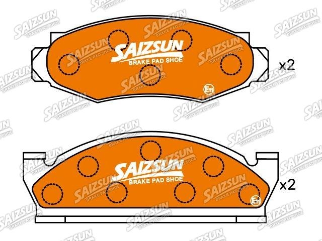 Bremsbelagsatz, Scheibenbremse Brake Pad Set:8129665