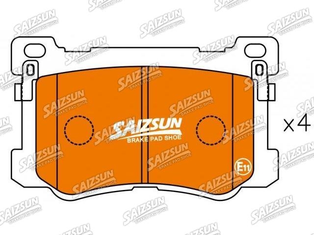 Bremsbelagsatz, Scheibenbremse Brake Pad Set:58101-B1A20