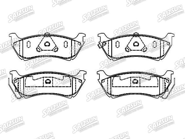 Bremsbelagsatz, Scheibenbremse Brake Pad Set:163 420 04 20