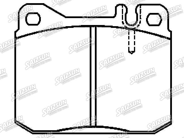 Bremsbelagsatz, Scheibenbremse Brake Pad Set:000 420 63 20