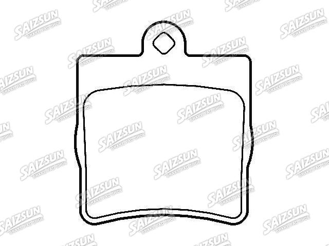 Bremsbelagsatz, Scheibenbremse Brake Pad Set:5139902AB