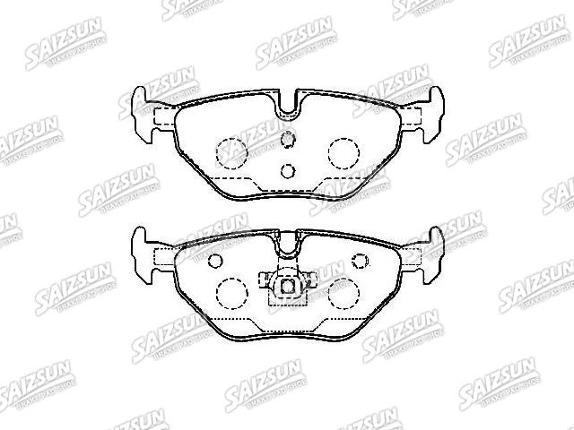 Bremsbelagsatz, Scheibenbremse Brake Pad Set:34 21 6 778 168